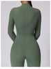 Yoga Jumpsuit Long Sleeved Zipper Rompers