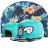 Skull Hand Snapback Hat – Flat Bill Adjustable Baseball Cap by FitiqueFit