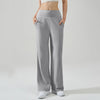 Women's Elastic Baggy High waist Yoga Pants Summer Sports Lifting Flared pants Loose Dance Leggings Solid sweatpants
