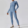 Yoga Jumpsuit Long Sleeved Zipper Rompers