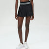 High-Waist Pleated Skort with Pockets for Active Women