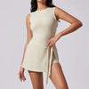 VITALINOVO Active Tennis Dress with Built-In Shorts
