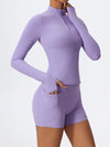 Women's Half Zipper Long Sleeve 2-Pc Activewear