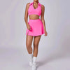 Seamless Tennis Skirt Set – Quick-Dry Workout Outfit by FitiqueFit