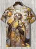 Samurai Cat Graphic T-Shirt – Japanese Style 3D Print Men's Tee by FitiqueFit