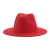 Modern Hats For Women Fedoras Winter Women Hats Simple Classic Hat Wedding Lady Retro Wide Brim Floppy Hat Men Fedora Hat Fashionable Classic Wide Brim Hat For Summer Dress Hats by Stevvex