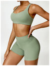 2 PCS Yoga Set Gym Clothes Sportswear Workout Tracksuits Sports Bra Gym Leggings Wear Athletic
