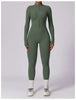 Yoga Jumpsuit Long Sleeved Zipper Rompers