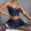 Ellolace Fancy Sexy Lingerie Lace Ultra Sexy Women's Ethical Underwear g-String Hot Skirt Ensemble Outfits Brazilian Underwear