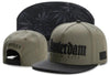 Skull Hand Snapback Hat – Flat Bill Adjustable Baseball Cap by FitiqueFit