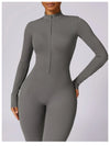 Yoga Jumpsuit Long Sleeved Zipper Rompers