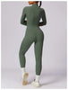 Yoga Jumpsuit Long Sleeved Zipper Rompers