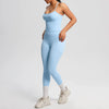 Women 2pcs Patchwork Sport Yoga Suit Training Tummy Tuck and Hip Lift
