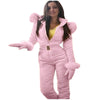 Womens Ski Wear Hoodie Jackets One-Piece
