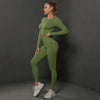 Women's Seamless Long Sleeve Yoga Top by FitiqueFit