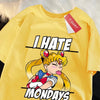 🌙 Sailor Moon Tongue-Out Graphic T-Shirt – Playful Anime Streetwear by FitiqueFit