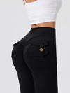 Women's Workout Cargo Leggings With Pocket Tights Active Wear Butt Lift Yoga Clothes