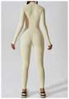 Yoga Jumpsuit Long Sleeved Zipper Rompers