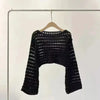 Women’s crochet knit beach cover up by FitiqueFit