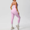 Women 2pcs Patchwork Sport Yoga Suit Training Tummy Tuck and Hip Lift