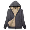 Sherpa-Lined Fleece Zip-Up Hoodie Jacket Women by FitiqueFit