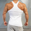 Gym Bodybuilding Muscle Shirts Sleeveless Cotton Breathable Tank Tops Fitness Irregular Hem