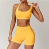 Women's Gym Solid Color Sports Bra