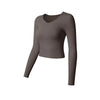 SculptFit Long Sleeve Yoga Crop Top by FitiqueFit