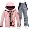 Women Windproof 10k Waterproof Snowboarding Sets Snow Jackets and Pants