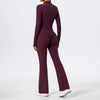 Women's Half Zipper Long Sleeve 2-Pc Activewear