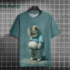 Cat Print shirts - Y2K Graphic T-Shirt by FitiqueFit