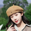 Women’s Pleated Paper Straw Beret by FitiqueFit