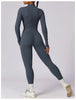 Yoga Jumpsuit Long Sleeved Zipper Rompers