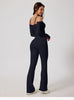 Yoga Jumpsuit Women's Sports Overalls Flared Trousers