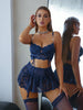 Ellolace Fancy Sexy Lingerie Lace Ultra Sexy Women's Ethical Underwear g-String Hot Skirt Ensemble Outfits Brazilian Underwear