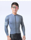 INBIKE Cycling Jersey Long Sleeve Men's Top Breathable Jersey Three Pockets