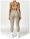 2 PCS Yoga Set Gym Clothes Sportswear Workout Tracksuits Sports Bra Gym Leggings Wear Athletic