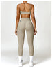 2 PCS Yoga Set Gym Clothes Sportswear Workout Tracksuits Sports Bra Gym Leggings Wear Athletic