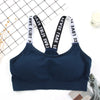 Women Letter Strap Sports Bra