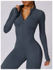 Yoga Jumpsuit Long Sleeved Zipper Rompers