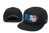 Skull Hand Snapback Hat – Flat Bill Adjustable Baseball Cap by FitiqueFit
