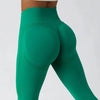 Seamless Ribbed Yoga Leggings – Tummy Control Fit by FitiqueFit