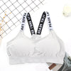 Women Letter Strap Sports Bra
