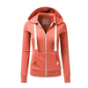 Spring and Autumn New Women's Personalized Casual Cardigan Zipper Hoodie Korean Edition Fashion Outdoor Jogging Sportswear