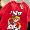 🌙 Sailor Moon Tongue-Out Graphic T-Shirt – Playful Anime Streetwear by FitiqueFit