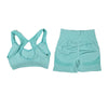 Yoga Women's Fitness Suit Shorts Workout Set