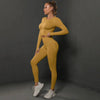 Women's Seamless Long Sleeve Yoga Top by FitiqueFit