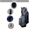 Spacious and Portable  14 Way Golf Stand Bag with 9 Pockets