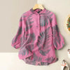 Vintage Cotton-Linen Button Down Blouse by FitiqueFit