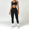 2 PCS Yoga Set Gym Clothes Sportswear Workout Tracksuits Sports Bra Gym Leggings Wear Athletic